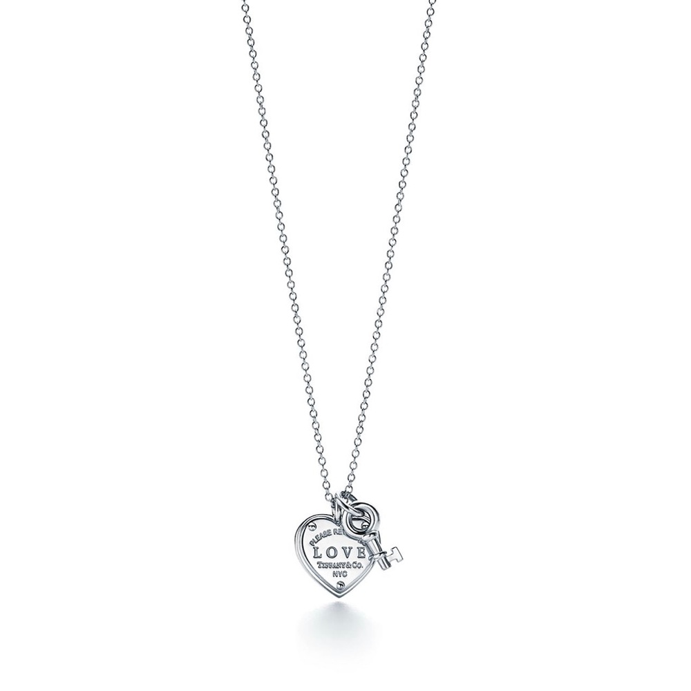 Women’s Necklace; Return to Tiffany’s:
Love Heart Tag Key Pendant Necklace